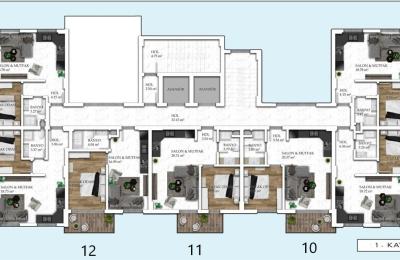Alanya-Avsallar/ Erstbezug- Excl. Wohnungen mit Luxusausstattung (ab 55-110 m²)