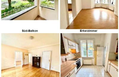 (6304) Zehlendorf/ repräsentative Altbauwohnung mit Südbalkon, Erker u.2 Bädern