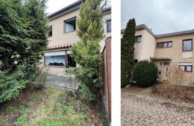 Rudow/ Reihenmittelhaus im Grünen mit Terrasse, Garage u.Keller