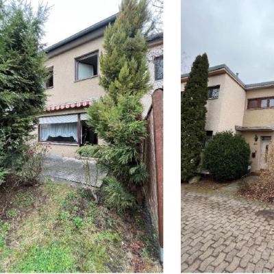 Rudow/ Reihenmittelhaus im Grünen mit Terrasse, Garage u.Keller