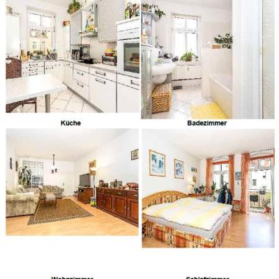 (6313) Friedrichshain/ Bezugsfreie Altbauwohnung mit Süd-Balkon u.EBK