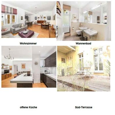 (6314) Friedrichshain/ Bezugsfreie Altbauwohnung mit Terrasse im Gartenhaus