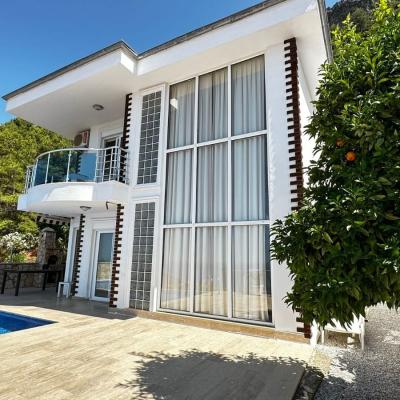 Türkei/ Alanya-Tepe/ Exklusive Villa mit Meerblick, Pool und Luxusausstattung 