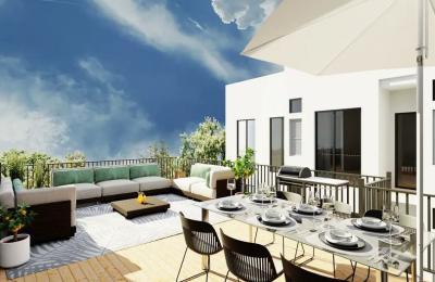 Wohnen mit Aussicht auf den Mauerpark / Neubau-Penthouse-Wohnung mit 3 Terassen und Lift