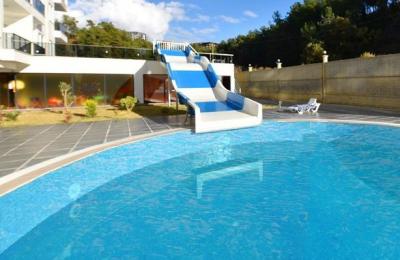 Alanya/ Erstbezug- möblierte Wohnung mit Luxusausstattung, Klima, Terrasse, Sauna, Pool etc.